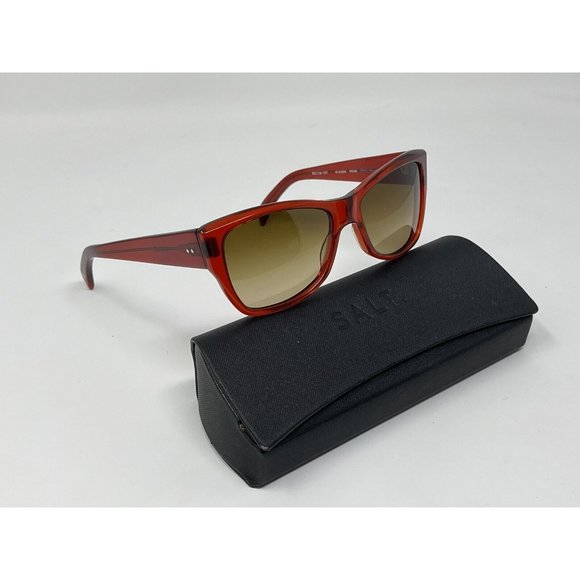 Salt Optics Hixon Persimmon Polarized Sunglasses Handcrafted Japan Excellent Con main image 10